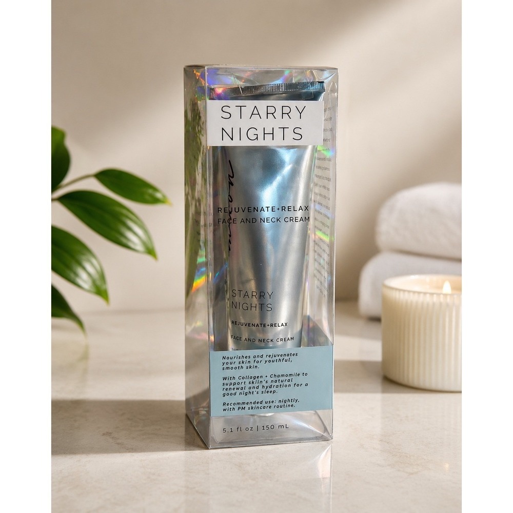 Sun + Moon Starry Nights Rejuvenate Relax Face and Neck Cream 5.1 fl oz NIB